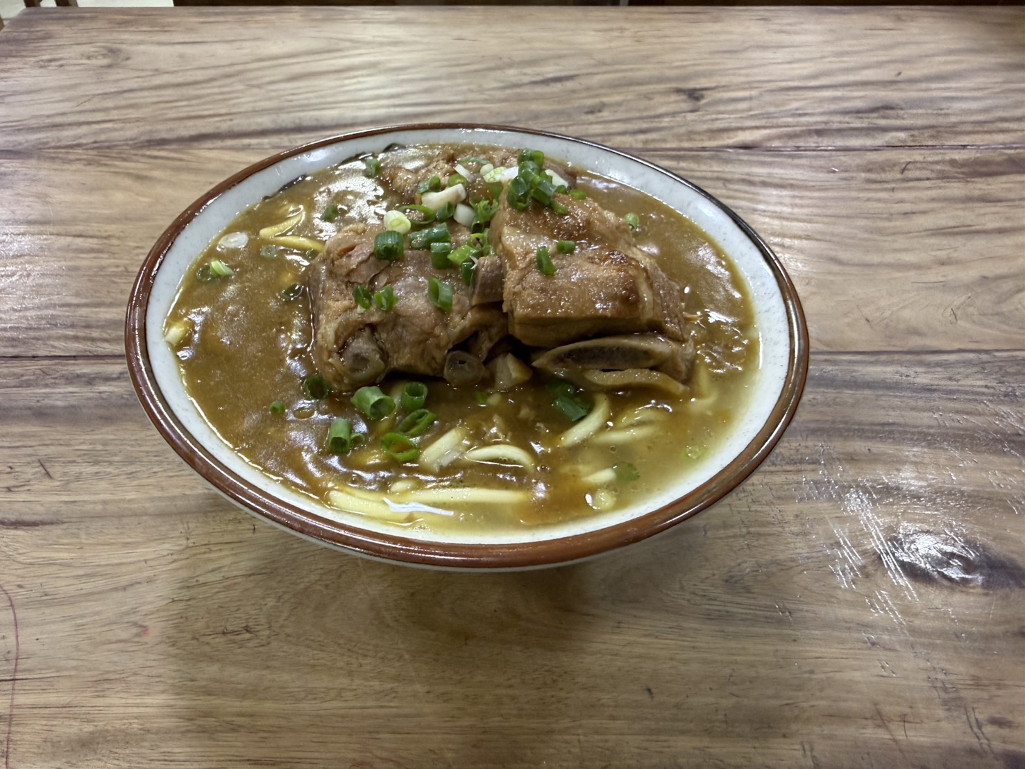 カレーソーキそば
